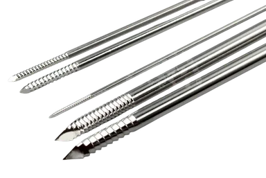 K-WIRE IRON PIN TROCAR - END THREAD
